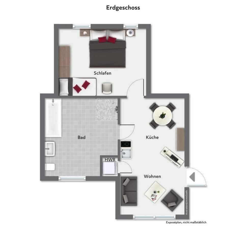 Poststrasse 32A Wohnung 01 Kuehlungsborn Luaran gambar
